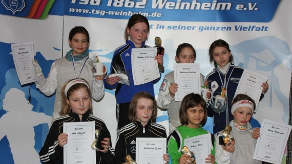 : Aktuelles zum Cottbuser Fechtsport :: Die Jüngsten in Weinheim :